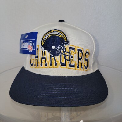 NWT Vintage San Diego Chargers Rare Logo Team NFL Athletic snapback Cap  EASTPORT