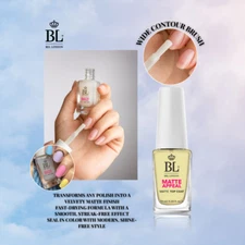 BEL London Matte Appeal Matte Top Coat – Velvety Matte Finish-10ml