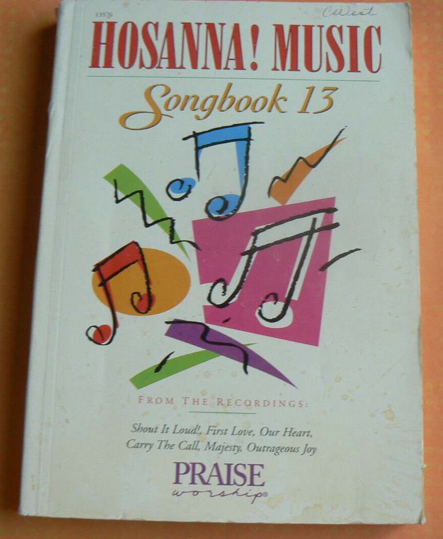 Songbook 13,Praise Worship,Hosanna! 1053-1118,Integrity Music,SATB w/Chords,1999