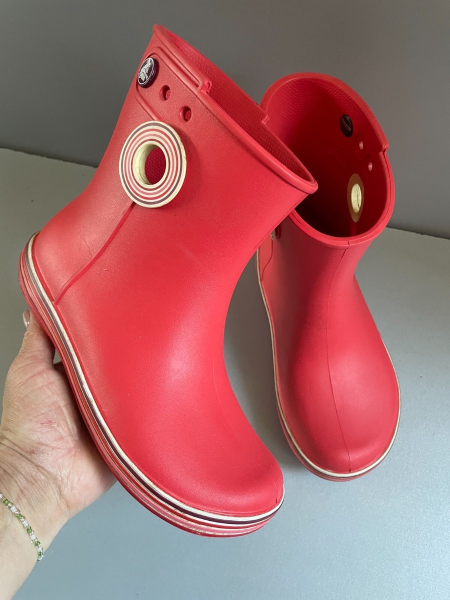 Crocs Crush Gummistiefel Crocs 41 Crocs Jaunty Short Red Wellies