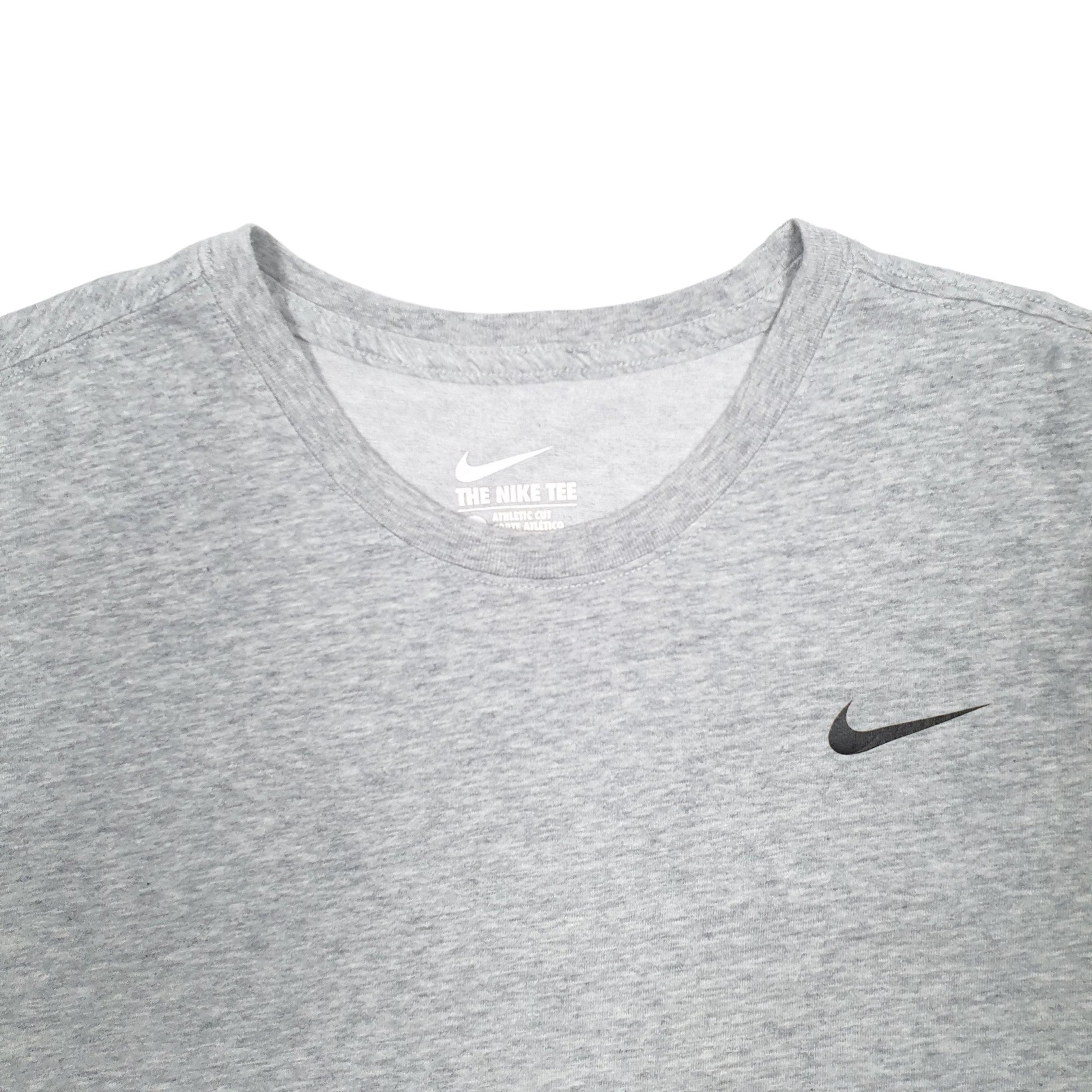 NIKE Grey T Shirt Tee Short Sleeve Cotton Blend Mens M image 3