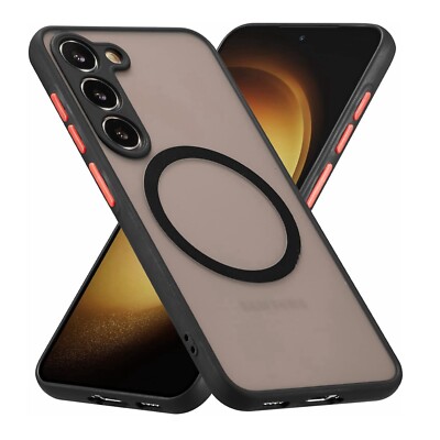 For Samsung Galaxy S25 S24 Ultra S23 S22 S21 Mag Safe Magnetic Shockproof Case