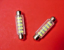 2 Super Bright White Dome Lens Lamp LEDs Lights Bulbs 1965-1995 Chevy Pontiac