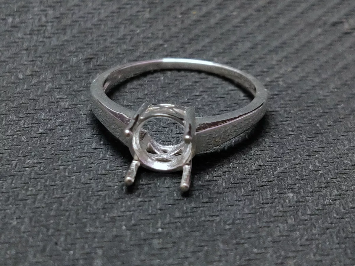 Sterling silver semi hotsell mount ring settings