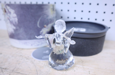 SWAROVSKI Angel Silver Crystal Collection 194761 VTG Cheerful