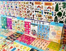Huge Lot Stickers Kit Set Planner Craft Scrapbook Variety Of Themes 1009 Pcs.