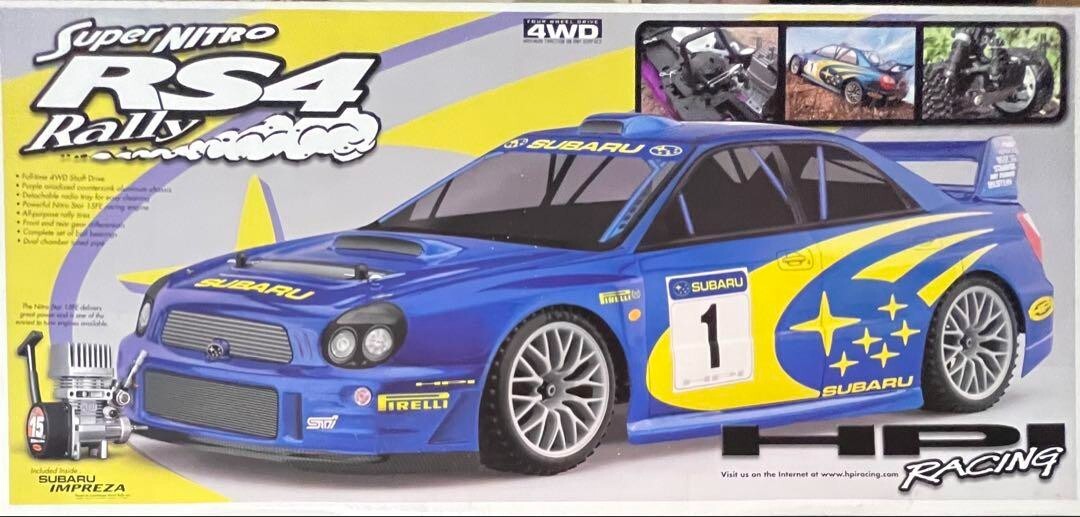 ホビーラジコン HPI  RS4 Rally  SUBARU IMPREZA WRC2001 Amazon.com: HPI Racing 160211 - WR8 Nitro 3.0 2001 WRC
