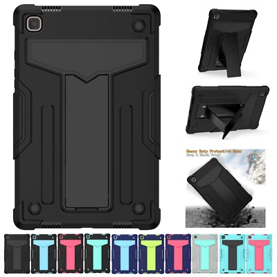 Shockproof Bicolor Color Hybrid T-Stand Case Cover For Samsung Galaxy Tablet