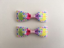 Mini Easter Bunny Hair Bows with Alligator Clips