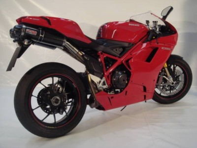 #ad Ducati 848 1098 1198 2007 2012 Silmotor Exhaust System Slipon Silencers Carbon $1089.95