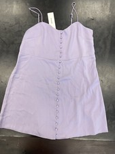 Urban Outfitters Button Front Lilac Tunic Size M UO BNWT