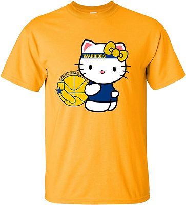 NEW HELLO KITTY T-SHIRT Golden State ,Warriors champion all sizes