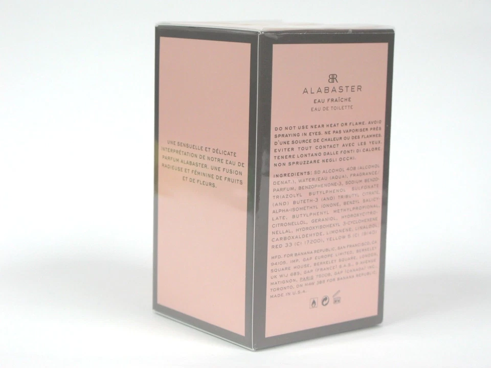 Banana Republic ALABASTER Eau Fraiche 1,7 oz/50 ml EDT spray para mujer nuevo en caja Foto 2 de 3