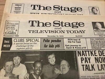 Stage 1979 - Isla st clair. Basil Brush signs contract! Noele Gordon crossroads