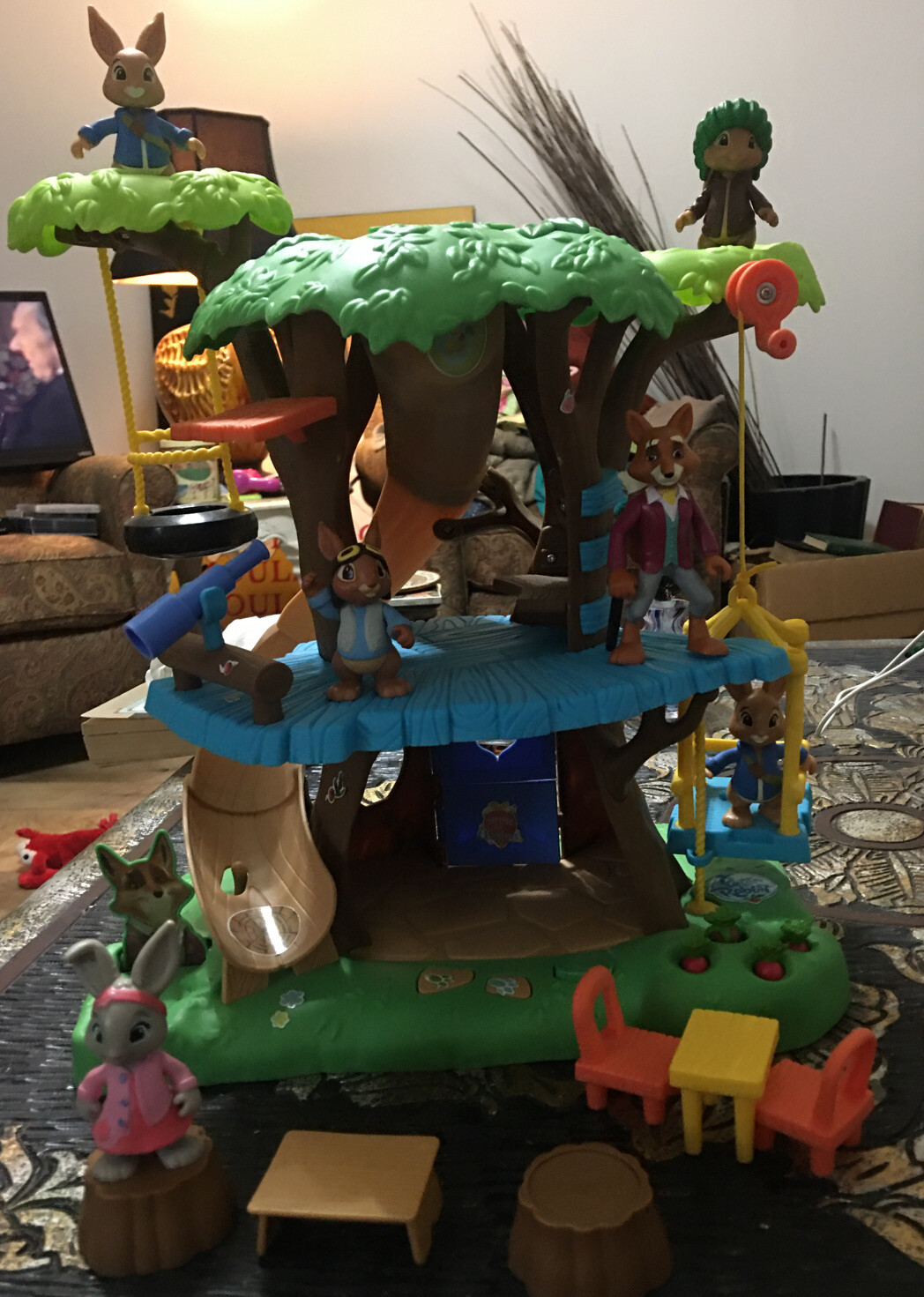 peter rabbit adventure treehouse playset
