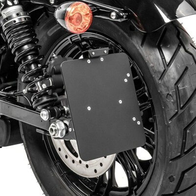 Seitlicher Kennzeichenhalter Passend Für Harley Davidson Sportster 1200 Sport 96 03 Craftride Schwarz 989785 0