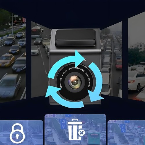 Self-Adhesive HD Dashboard Camera Dash Cam 4K for Car Recorder with Night Vision - Picture 19 of 28