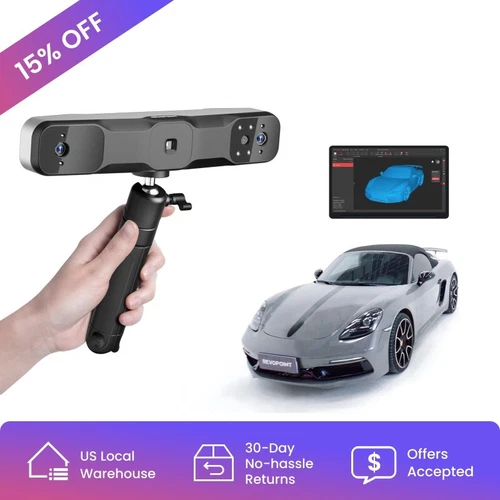 Get 15%off-Revopoint RANGE 2 3D Scanner Handheld 0.1 mm Precision For Body Scan