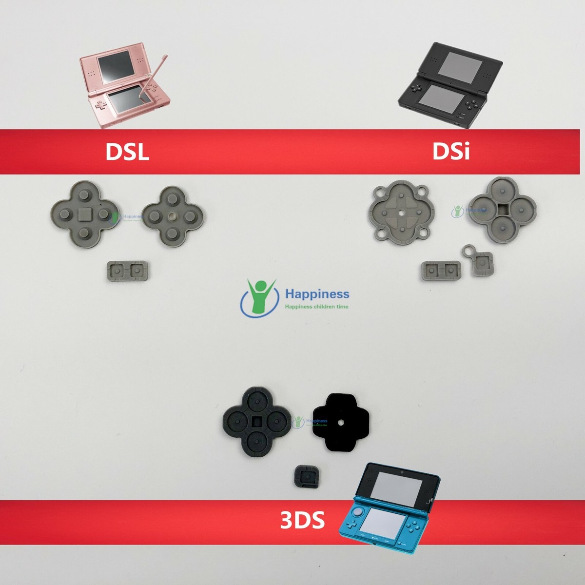 Buttons Nintendo Ds D Pad REPLACEMENT Conductive Buttons