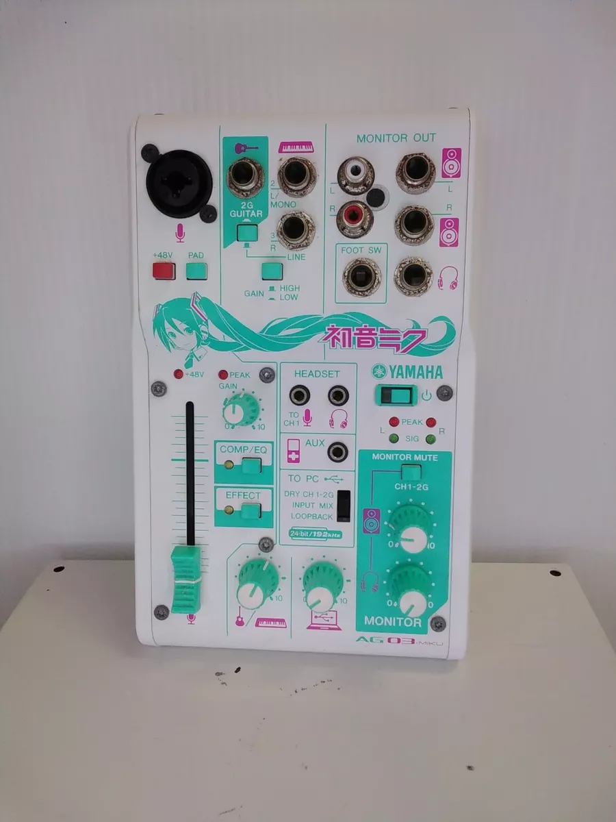 Yamaha AG 03-Miku Hatsune Miku Webcasting Mixer 3 Channel | eBay