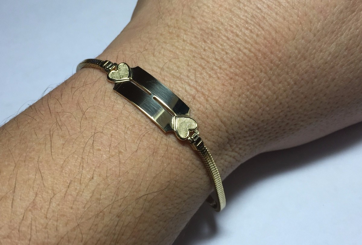 NOS 1960's Forstner 1/20 12K Gold Filled Double Heart 7