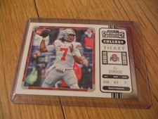 C. J. STROUD - 2023 Chronicles Contenders Draft COLLEGE TICKET Rookie /RC Texans