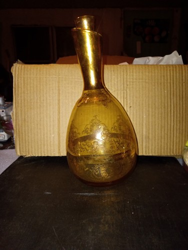 Set Decanter Vintage 24kg Vino Murano Vetro Veneziano Firmato Made in Italy - Foto 5 di 9
