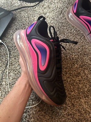 Size 11.5 - Nike Air Max 720 BlackLaser Fuchsia | eBay