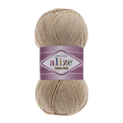 (29,90  /kg) NEU 100g ALIZE Cotton Gold Uni - Super tolle Farben ! NEU