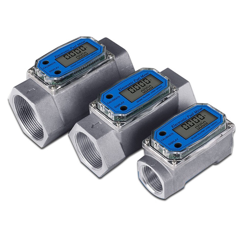Liquid fuel oil flow meter high accuracy electronic digital display flow meter