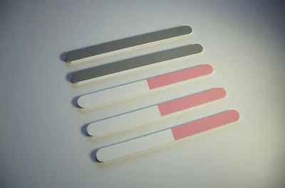 5x Micro-Mesh abrasive file, 2400, 4000, 12000, Micromesh, fine files, Feilen