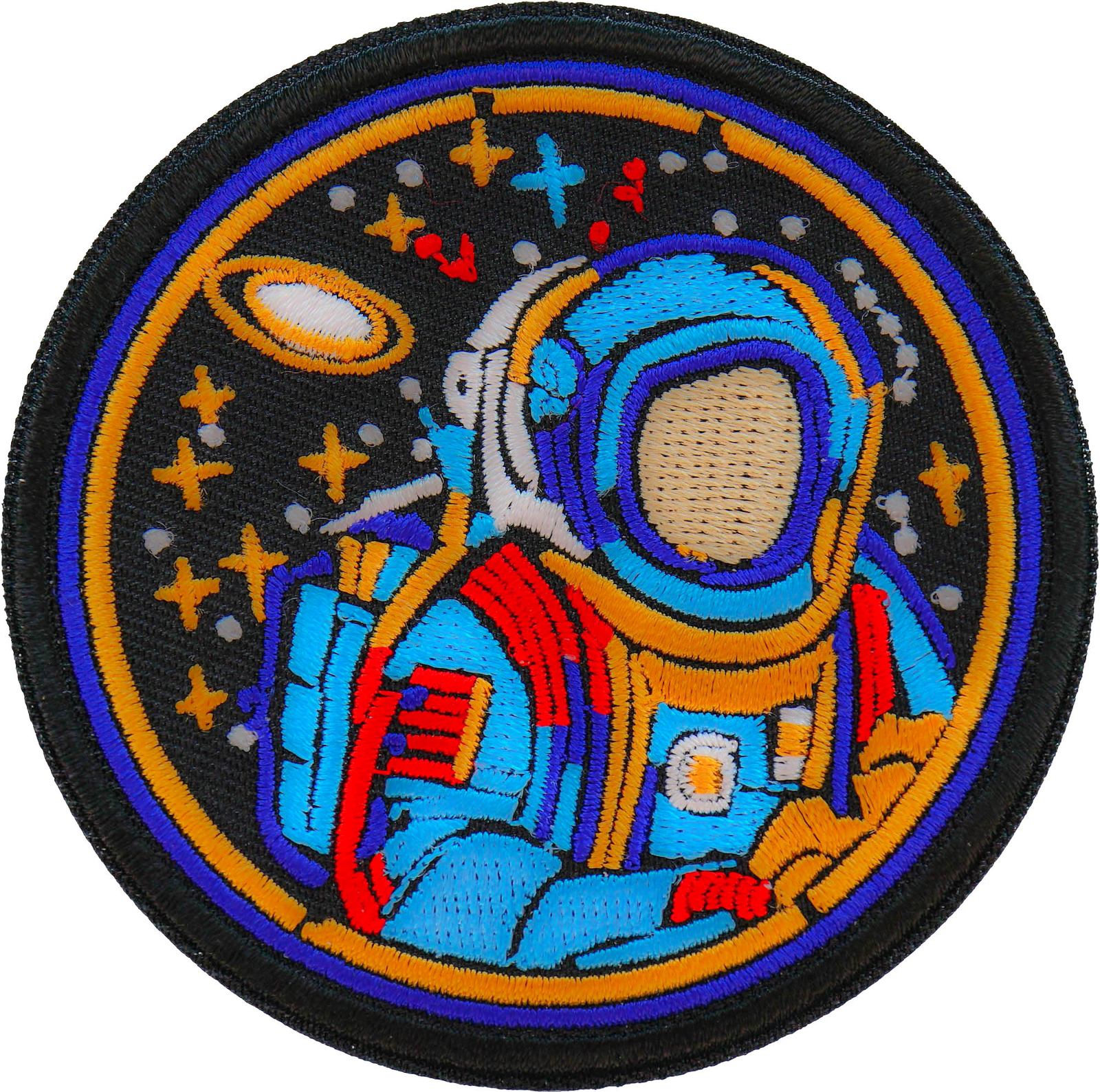 Space Astronaut Patch Embroidered - 3x3 inch - P7442