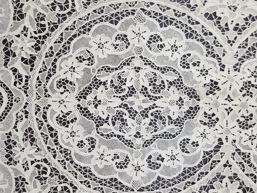 Vintage Soft Cotton Hand Crocheted Tablecloth 92x62 inches - 第 8/12 張圖片