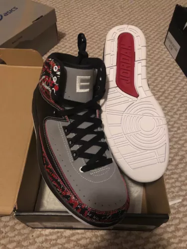 Eminem Air Jordan 2 SZ 7 1/1 “Sample” DS “1 of 313 Pairs Made” Very Rare” 1 of 1
