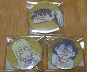 Asobi Asobase 55 Mm Button Badge 3 Set Hanako Olivia Kasumi Ebay