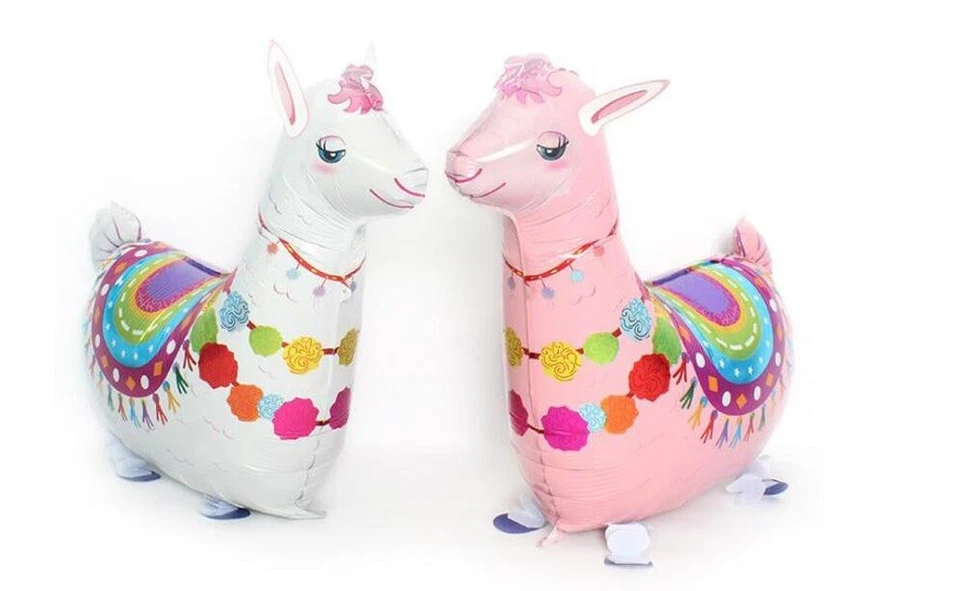 Llama Alpaca Balloon Walking Pet Animal Airwalker Foil Helium Kids Fun Parties - Image 3 of 4