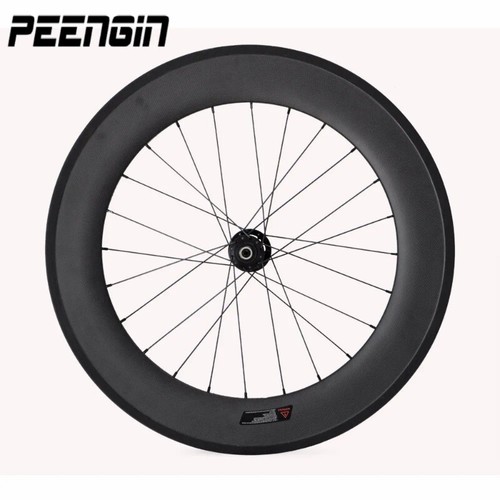 Cyclo Cross Rennrad Carbon Fiber Laufradsatz Scheibenbremse 88x23/25mm 700C Drahtreifen - Bild 8 von 11
