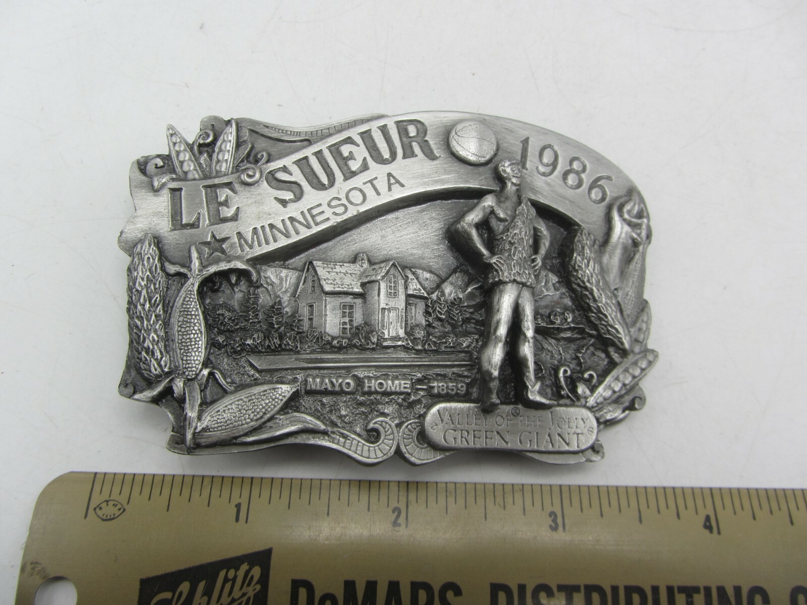 Vintage 1986 Le Sueur Minnesota Valley of The Jolly Green Giant Belt