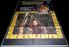 1976 Sandokan ORIGINAL SPAIN 1sh POSTER Kabir Bedi Sergio Solima TV Series
