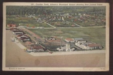 Postcard Atlanta GA Candler Airfield Aeria lview 1930s?