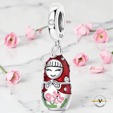 CHARM MATRIOSKA ARGENTO 925 ZIRCONE APRIBILE BRACCIALE COLLANA DONNA