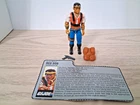 1987 Hasbro G.I. JOE 3 3/4" ARAH RED DOG Action Figure 100% Complete w/ filecard