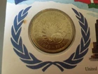 GB STAMPS MERCURY COIN FIRST DAY COVER 1995 UNITED NATIONS £2 MINT COIN