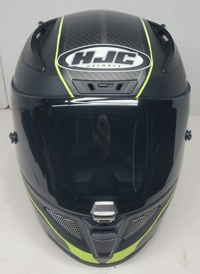 HJC RPHA 11 PRO Motorcycle Helmet Size Large Matte Black Yellow 