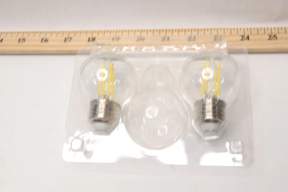 (2-Pk) Ecosmart Dimmable Energy Star CEC Filament LED Light Bulb Daylight 60W - Image 3 of 4