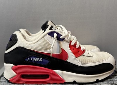 Nike Air Max 90 Raptors White Red Purple Black Men's Sneaker AJ1285-106