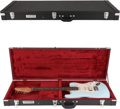 GHOSTFIRE Wooden Hard Shell Case Electric Guitar ST TL