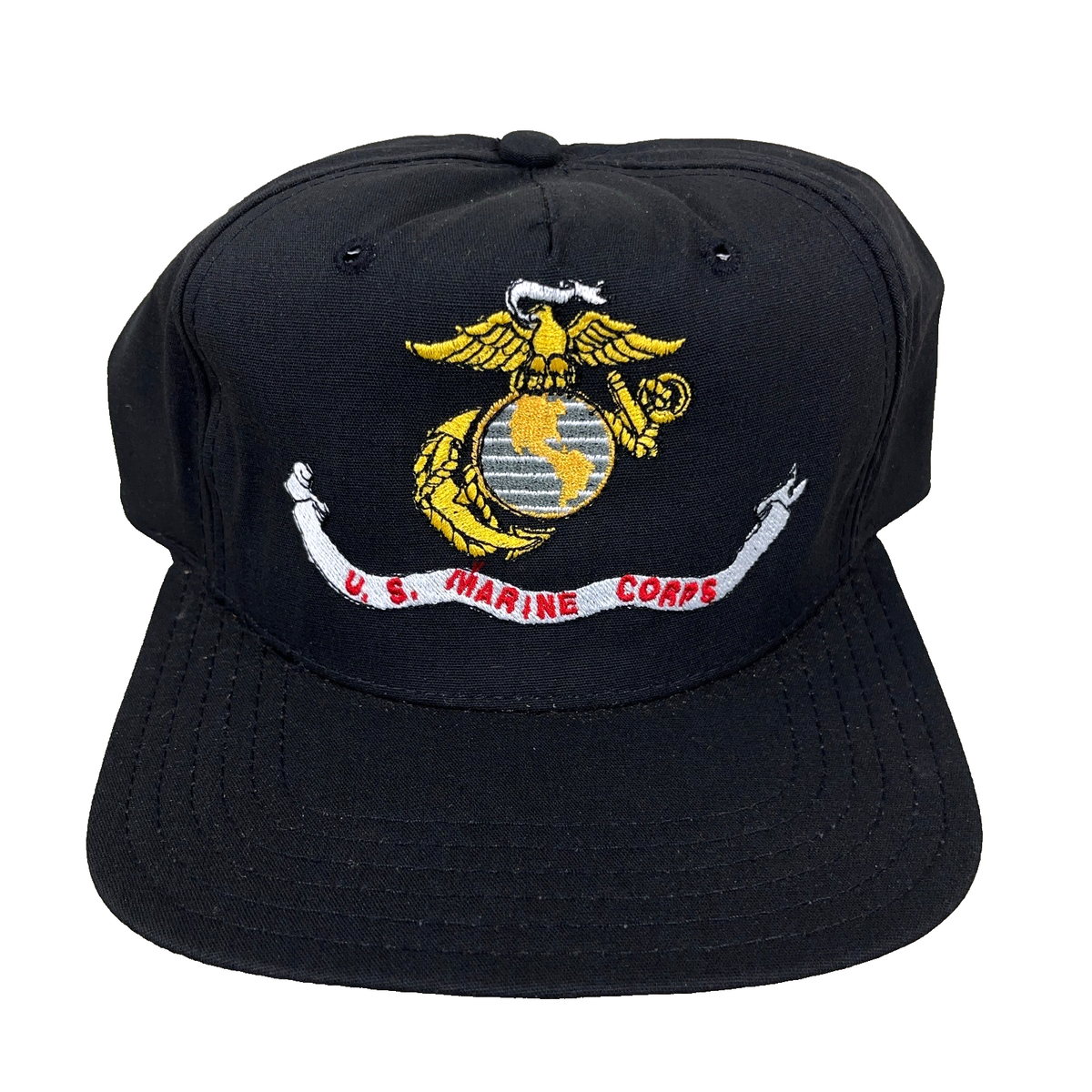 Vintage United States Marine Corps Hat Cap Snapback Made USA USMC