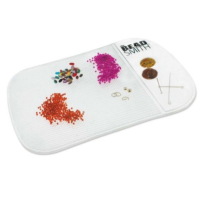 1 BeadSmith Clear 7.5''x5.5'' Sticky Bead Mat to Hold Beads & Findings in Place