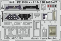 MW22 Eduard FE1548 Bf 109E-4/7 1/48 Zoom Set For Tamiya